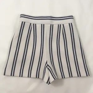 Zara High Waist Stripe Shorts XS thumbnail 4