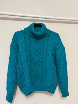 Knit sweater Blue thumbnail 4