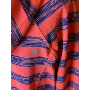 Lukka Pink And‎ Purple Striped Hooded Full Zip Athletic Active Jacket Size M thumbnail 8