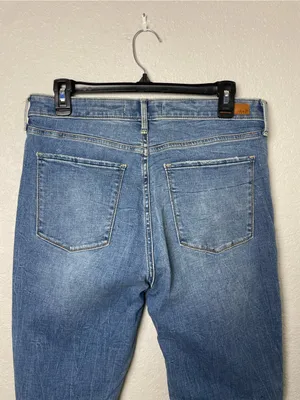 Abercrombie & Fitch High-Rise Super Skinny Ankle Jeans in Blue Wash Size 12L thumbnail 10