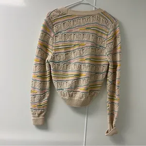 Zara sweater size small colorful thumbnail 2