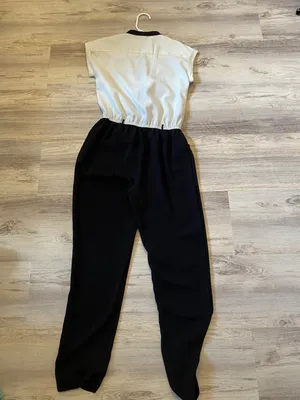 River Island Black & White Jumpsuit thumbnail 2