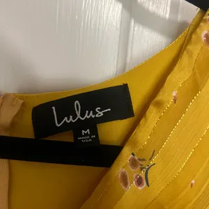 Lulu's Golden Floral Mini Dress thumbnail 2