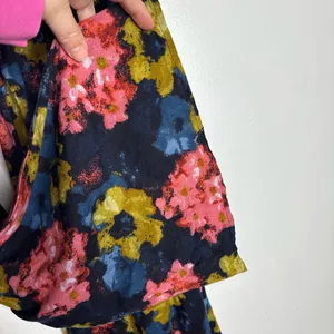 Abercrombie And Fitch Pants Womens 2 Wide‎ Leg Floral Lightweight Comfort CP24 thumbnail 4