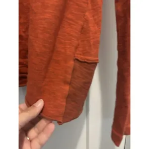 Free People Beach Cocoon Cowl Neck Tunic Orange Size Small Boho Comfort Casual thumbnail 4