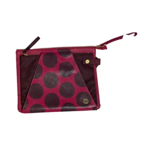 Lululemon In The Present Pouch Deep Ruby Bordeaux Drama Polka‎ Dot W9M61S NWT thumbnail 2