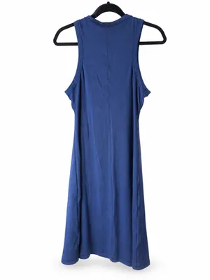 SKIMS Cotton Rib Tank Mini Dress Navy Size Large NWT thumbnail 6