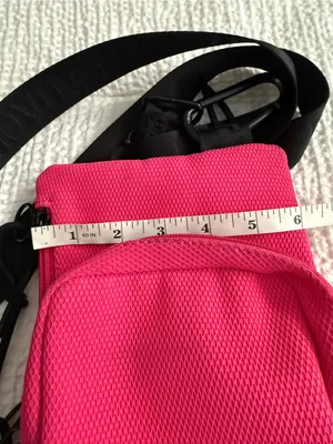 Free People Movement Traveling Pocket Crossbody Bag Hot Pink Athleisure Hiking thumbnail 9