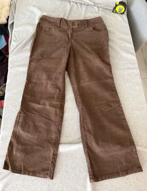 Y2K Victoria's Secret London Jean Corduroy Pants 14 Marisa Fit Brown Bootcut thumbnail 1
