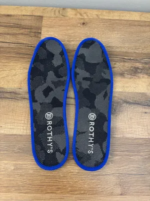 Rothy's The Original Slip On Sneaker Black Grey Camo Women’s thumbnail 3