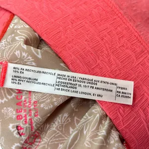 Free People free-est Dylan Lurex High-Waist‎ Bikini Bottom Coral Pink Size XL thumbnail 10