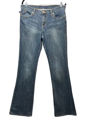 Rock & Republic Kasandra Bootcut Jeans‎ Embellished Pockets Dark Wash Size 12 thumbnail 1