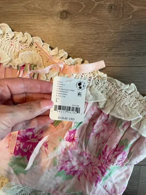 Free People Dolly Tube Top- size Large thumbnail 4