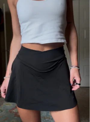 Halara Black Tennis Skort thumbnail 6