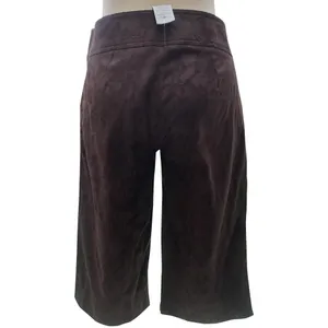 Cache Brown Jacquard Self Belt Walking Bermuda City Short Pant Textured NWT $88 thumbnail 4