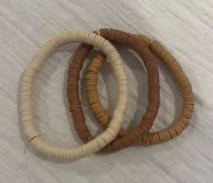 Brown Clay Bead Braclets thumbnail 1
