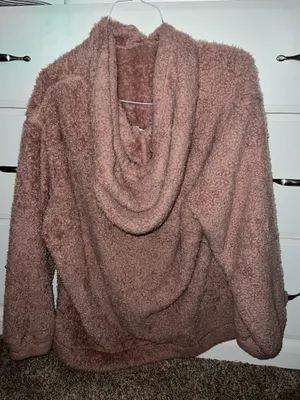 Pink fuzzy sweatshirt Size 2X thumbnail 2
