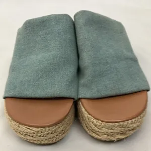 Big Buddha light denim Espadrille Slide-on Clogs Women’s Size 7.5 thumbnail 2
