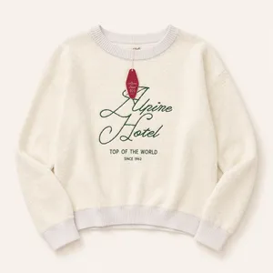 Universal Threads Alpine Hotel Cream Boucle Sweatshirt Womens Medium NWT thumbnail 4