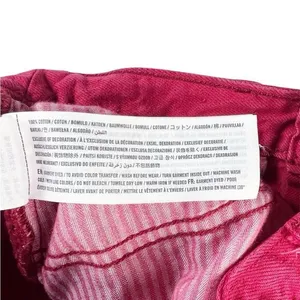 Abercrombie Red A&F Mom Jeans Relaxed‎ Tapered Leg Size 4 Short thumbnail 7
