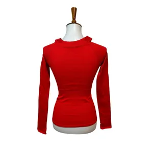 FP Movement by Free People Seamless Long Sleeve Red thumbnail 2