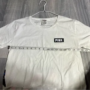 PINK White Logo T-Shirt; Medium Women’s thumbnail 5