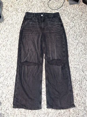 Black American Eagle Jeans Ripped thumbnail 1