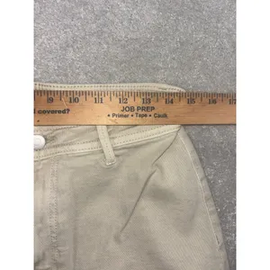 the drop‎ kori jeans wide leg nwt raw hem fray 29 Beige thumbnail 6