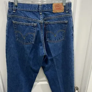 Levi’s Y2K Classic Relaxed Tapered Leg 550 Jeans Sz 12 MIS S thumbnail 9