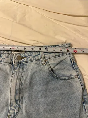 Rollas Original High Rise Straight Jeans - Distressed - Size Aussie 14 (US 10) thumbnail 12