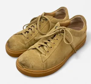 Birkenstock Bend Low Suede Lace Up Sneakers in Faded Khaki Size 39 US 8 Narrow thumbnail 1