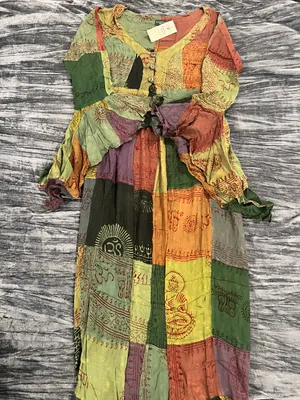 Green maxi Kimono By Kathmandu thumbnail 1