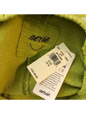 Aerie Green Oversized Crewneck Sweatshirt "Staying Kind Feeling Cool" Graphic M thumbnail 3