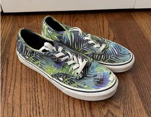 Vans Camden Multicolor Palm Low-Top Sneakers Size 8 thumbnail 1
