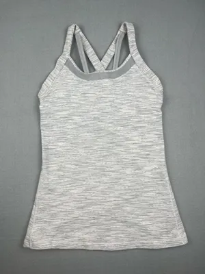 Lululemon Rally Your Heart Tank in Space Gray Size: 4 thumbnail 1