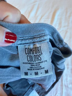 Comfort Colors Free Bird Eagle Graphic T Shirt M Faded Charcoal Distressed thumbnail 3