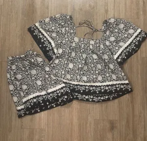 Target top and short linen set thumbnail 1