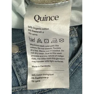 Quince Bella Stretch Relaxed Straight Jeans Womens Size 29 NWT Casual Minimalist thumbnail 8
