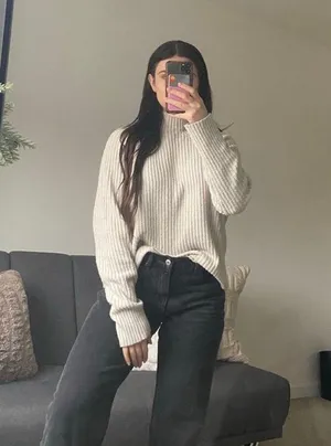 Ribbed sweater Tan Size M thumbnail 2