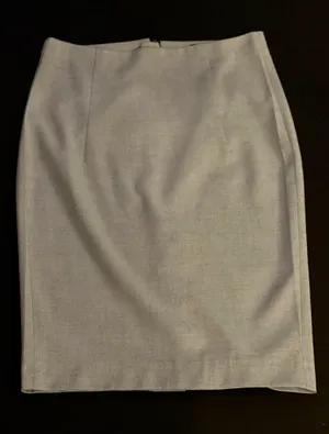 ZARA Pencil Skirt Grey Women’s Knee-Length M thumbnail 1