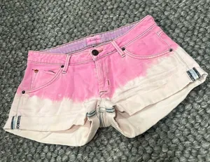Hudson Jeans Hampton‎ Cuffed Short Short in Pink Gradient Size 25 thumbnail 1