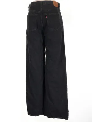 Levi’s Ribcage Wide Leg Black Size 32 Zipper Tall thumbnail 3