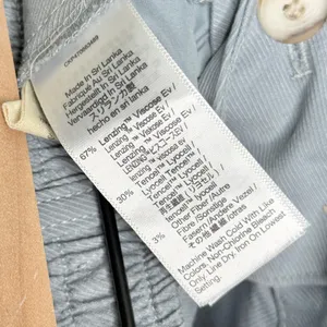 Madewell The Petite Neale Straight Leg‎ Pants Drapeweave Overcast Blue 4 Petite thumbnail 12