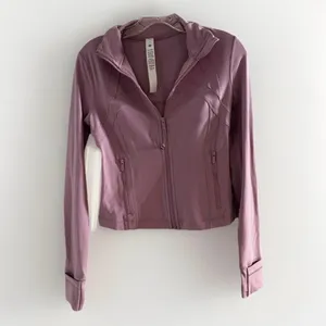 Lululemon Define Cropped Jacket NULU ROSE BLUSH SZ 6  Mint EUC thumbnail 9