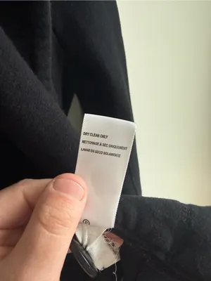 James Perse Women's Black Cotton Peacoat Double Breasted Jacket Size 3 Large thumbnail 8