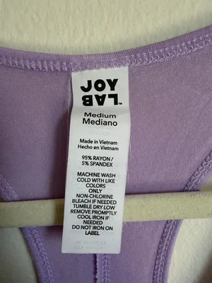 JoyLab Purple Racerback Tank Top thumbnail 3