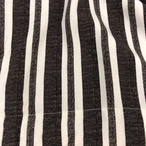 H&M elastic waist stripe wide Leg Trouser Pants W/Pockets women’s 14 thumbnail 10