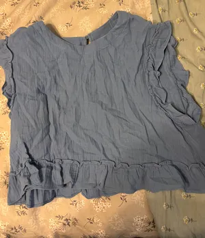 Dress Up cropped gauze top thumbnail 2