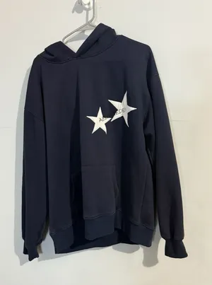 Aelfric Eden Hoodie Color Dark Blue Size Medium Star‎ Logo thumbnail 1