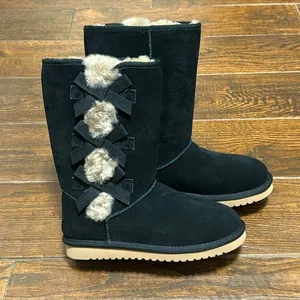 Koolaburra by UGG Women's VICTORIA TALL BLACK Size 7 thumbnail 1